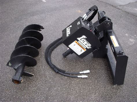 lowe 1650 ch hydraulic skid steer auger|Lowe 1650 Classic Hex Auger Drive with 15″ Wide Bit Fits Skid .